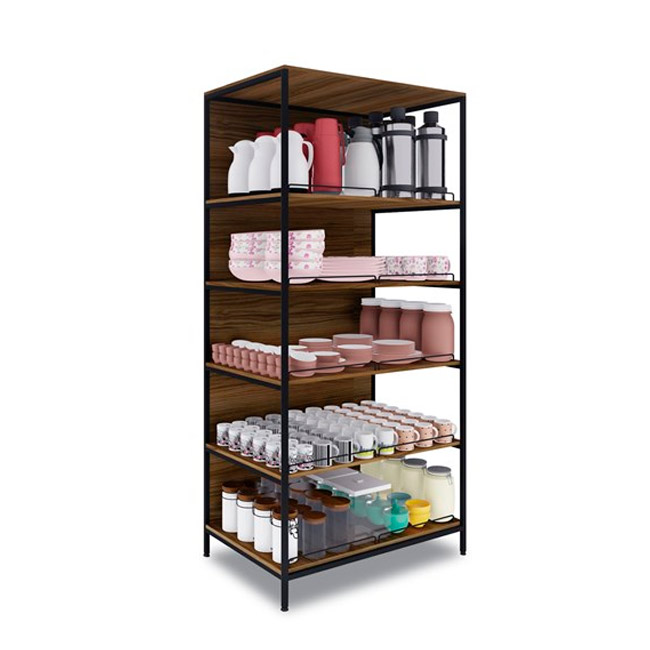Expositor Premium Multiuso Lateral 5 Prateleiras Refrimate